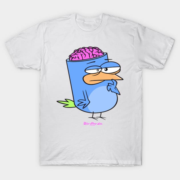 Birdbrain Design for Bird Lovers T-Shirt by ConCept